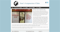 Desktop Screenshot of janesacupunctureclinic.com